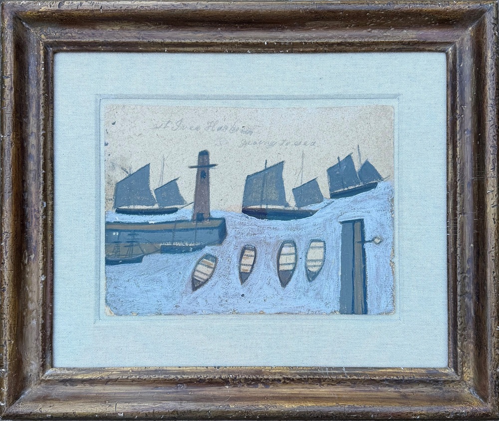 WALLIS Sailing Ship and Cliff